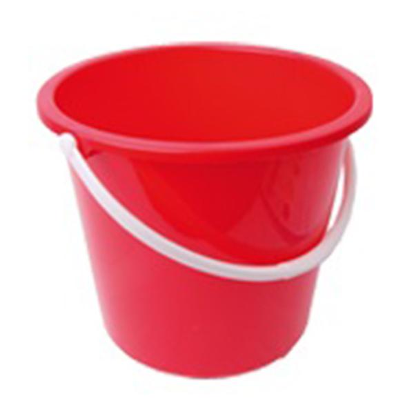 Plastic Bucket Red 10Ltr